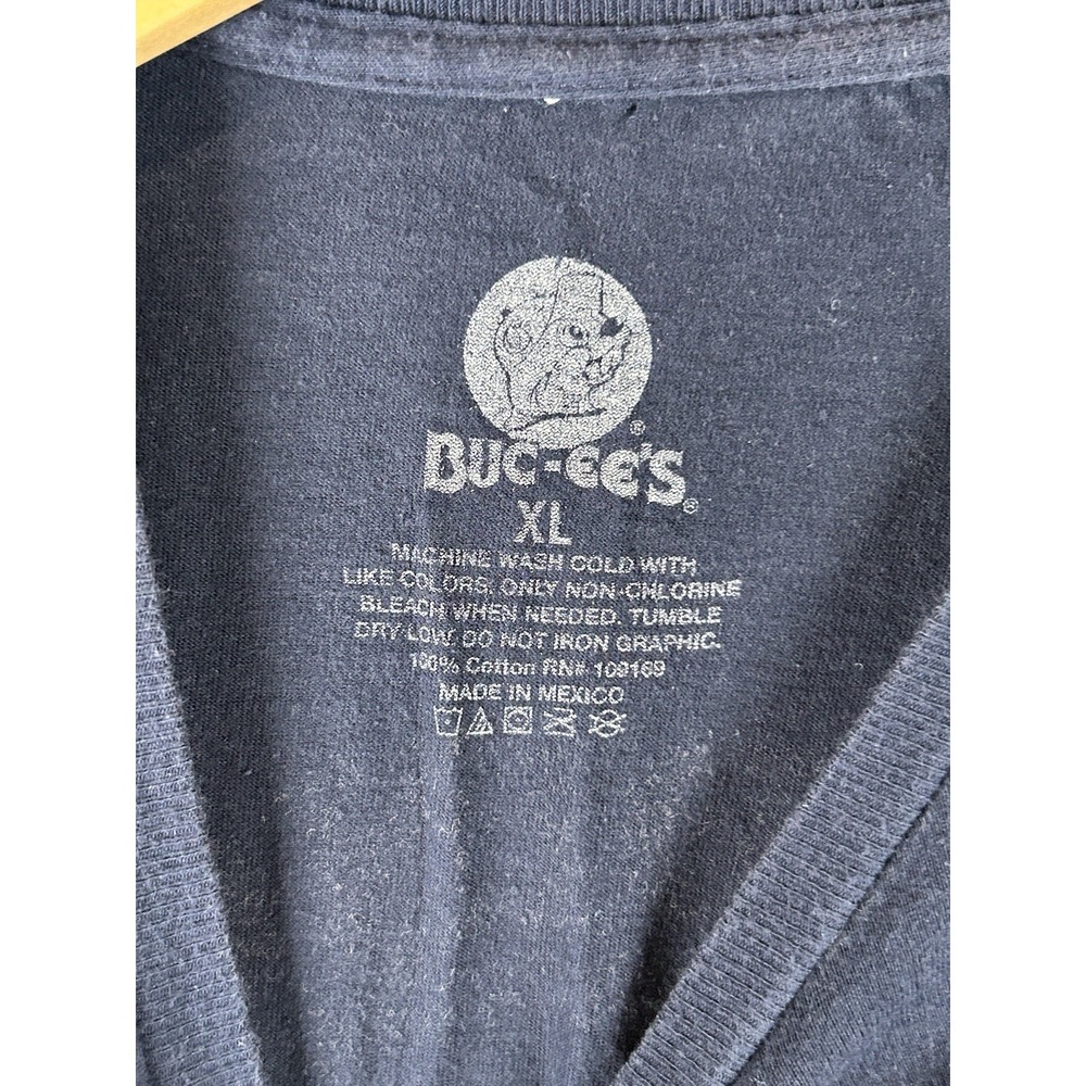 Buc-ees HOLDING IT TILL BUCEES, IF YOU KNOW YOU KNOW Adult T-Shirt XL Blue - Picture 2 of 3